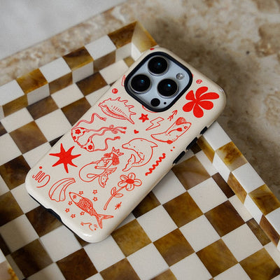 Spiced Cowboy Cream Printed Phone Cases iPhone 16 / Armoured by Easty Beasty - The Dairy