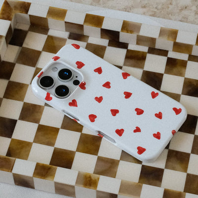 Love Hearts Printed Phone Cases iPhone 16 / Armoured by Oak Meadow - The Dairy