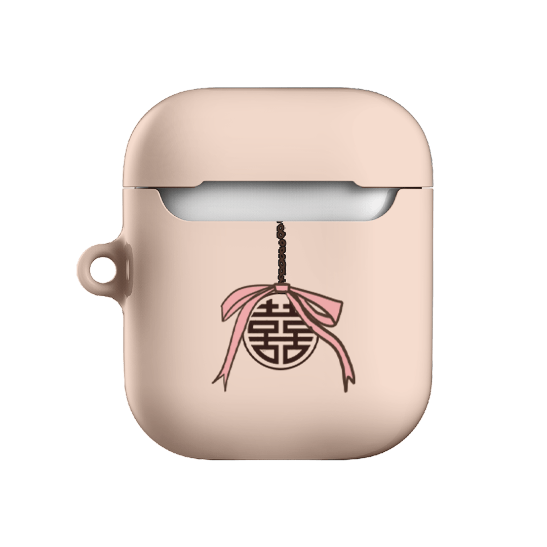 Blossom Snake in Pink AirPods Case AirPods Case by Veronica Tucker - The Dairy