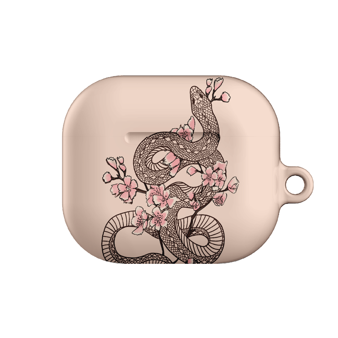Blossom Snake in Pink AirPods Case AirPods Case 3rd Gen by Veronica Tucker - The Dairy