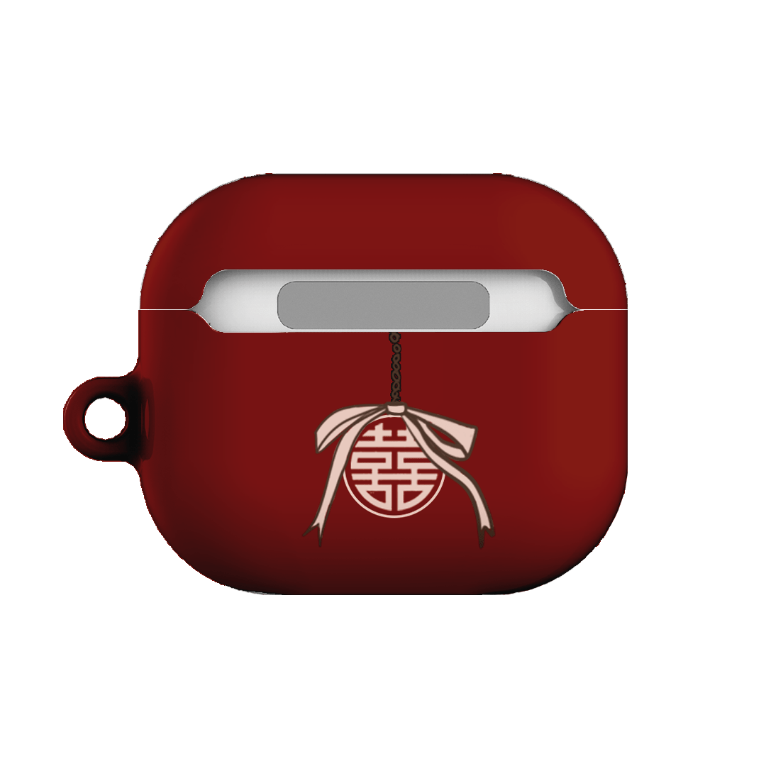Blossom Snake in Red AirPods Case AirPods Case by Veronica Tucker - The Dairy