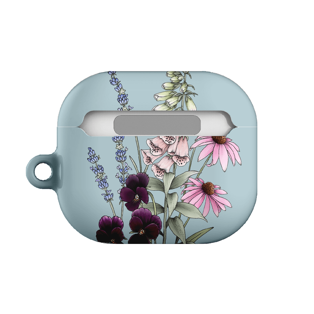 Garden Party Blue AirPods Case AirPods Case by Typoflora - The Dairy