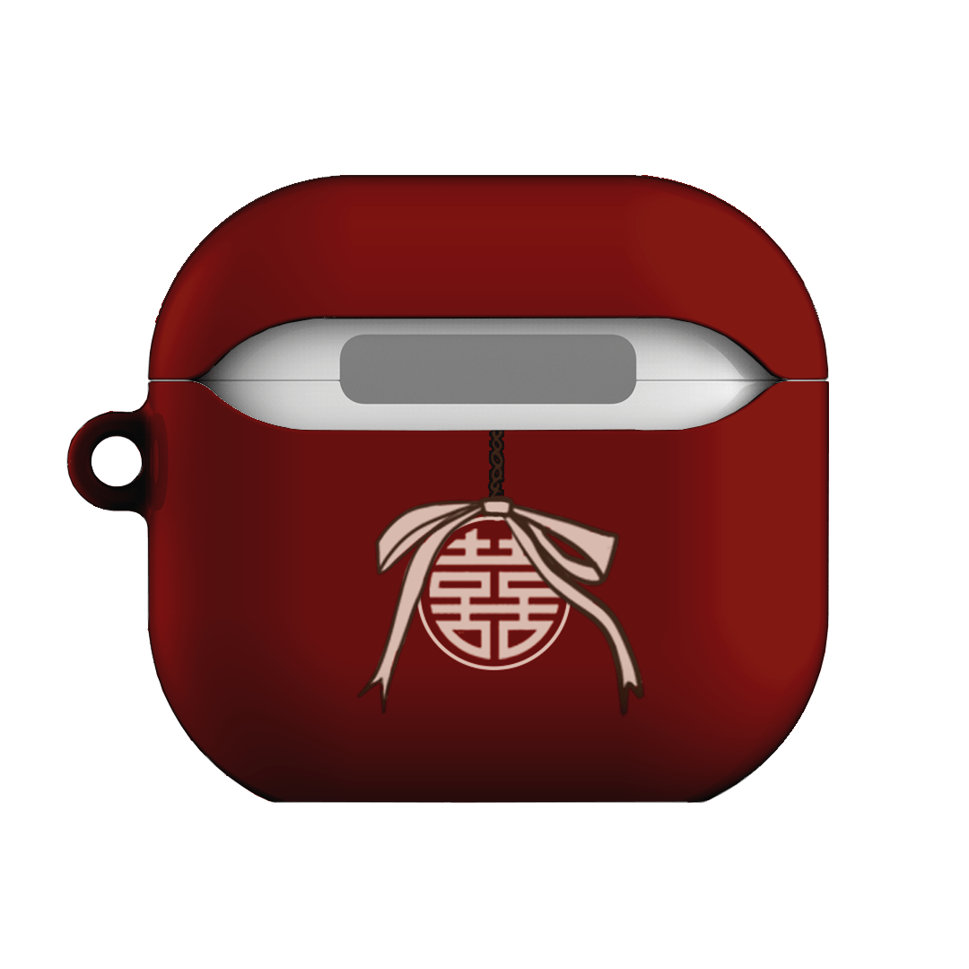Blossom Snake in Red AirPods Case AirPods Case by Veronica Tucker - The Dairy
