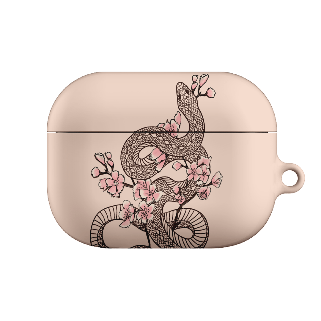 Blossom Snake in Pink AirPods Pro Case AirPods Pro Case 1st Gen by Veronica Tucker - The Dairy
