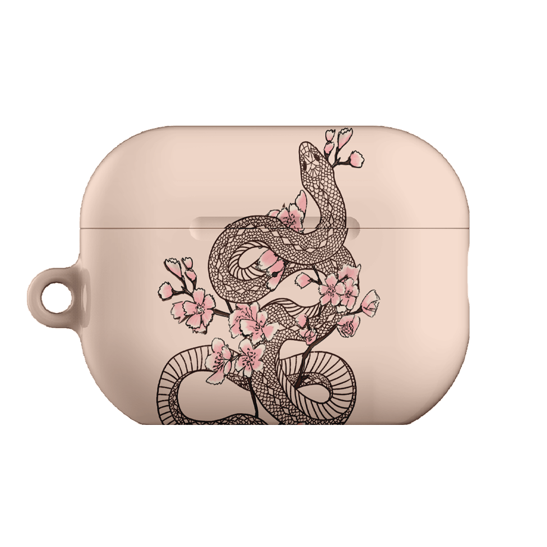 Blossom Snake in Pink AirPods Pro Case AirPods Pro Case 2nd Gen by Veronica Tucker - The Dairy