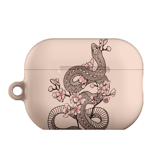 Blossom Snake in Pink AirPods Pro Case AirPods Pro Case 2nd Gen by Veronica Tucker - The Dairy
