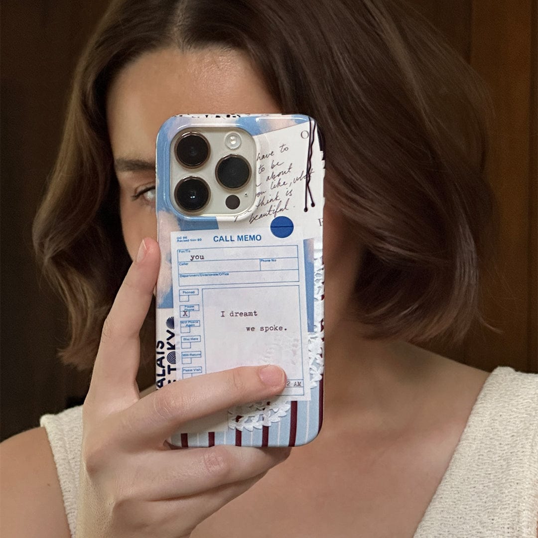 Call Memo Printed Phone Cases by Jasmine Dowling - The Dairy