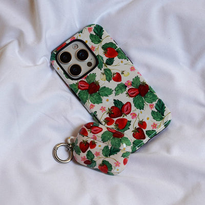 Strawberry Patch Printed Phone Cases iPhone 16 / Armoured by Ellie Mae - The Dairy