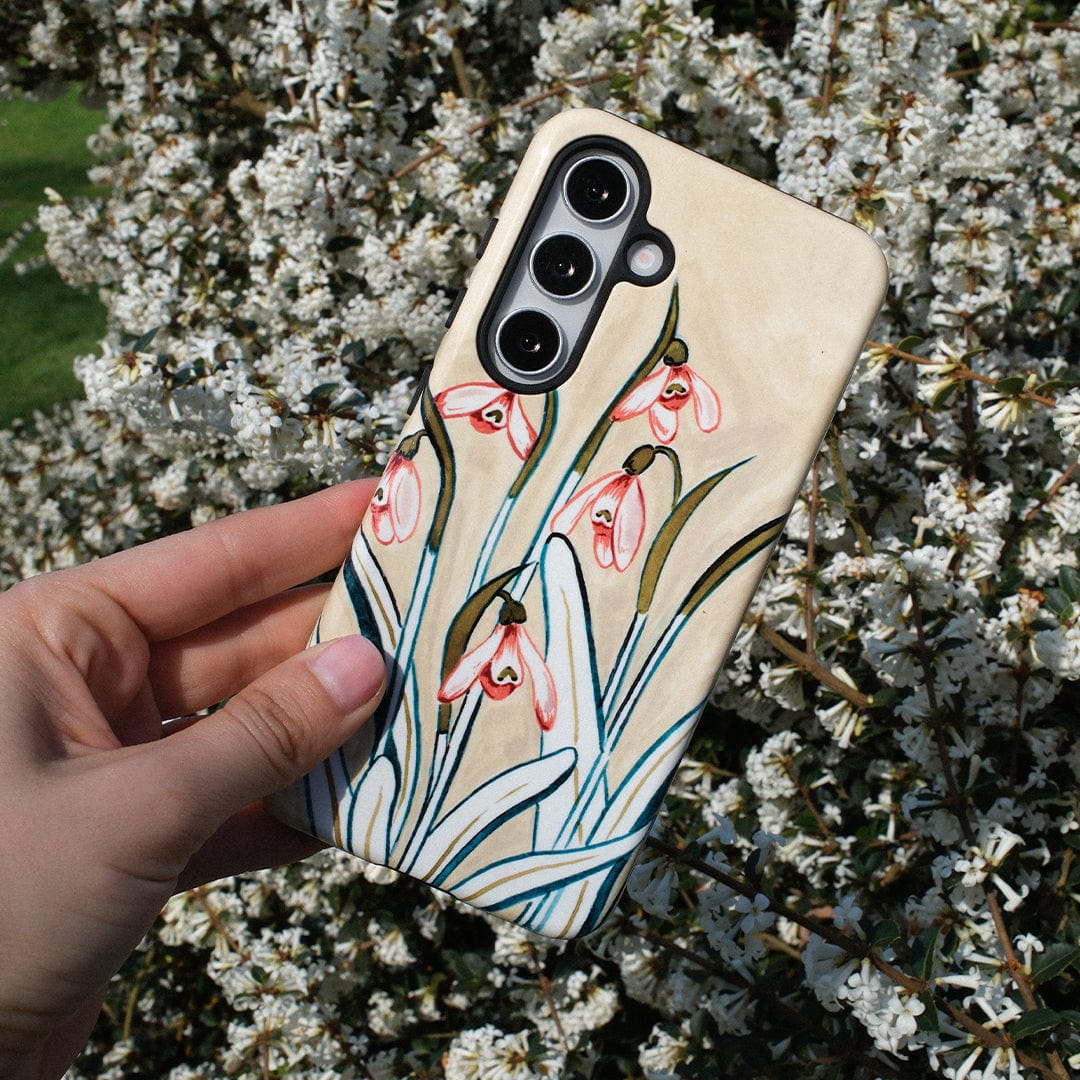 Snowdrop Printed Phone Cases by Ellie Mae - The Dairy