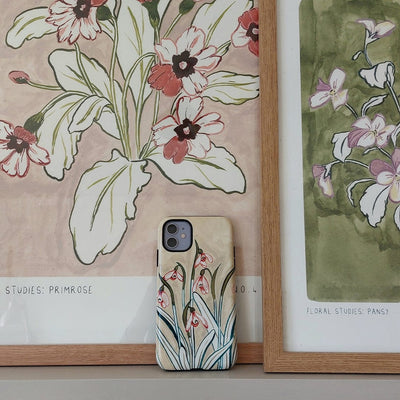Snowdrop Printed Phone Cases iPhone 16 / Armoured by Ellie Mae - The Dairy