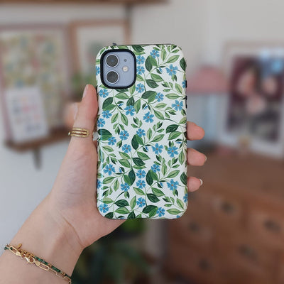 Blue Vines Printed Phone Cases iPhone 16 / Armoured by Ellie Mae - The Dairy