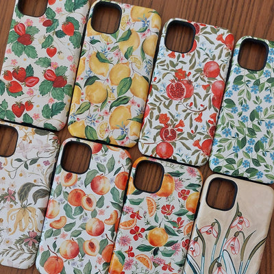 Peach Blossom Printed Phone Cases iPhone 16 / Armoured by Ellie Mae - The Dairy