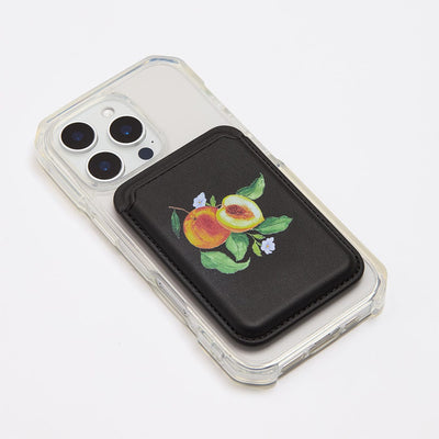 Peach Blossom MagSafe Wallet MagSafe Wallet White by Ellie Mae - The Dairy