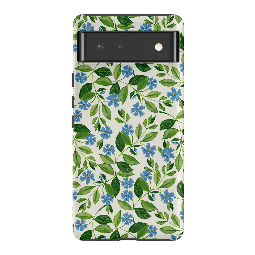 Blue Vines Printed Phone Cases Google Pixel 6 / Armoured by Ellie Mae - The Dairy