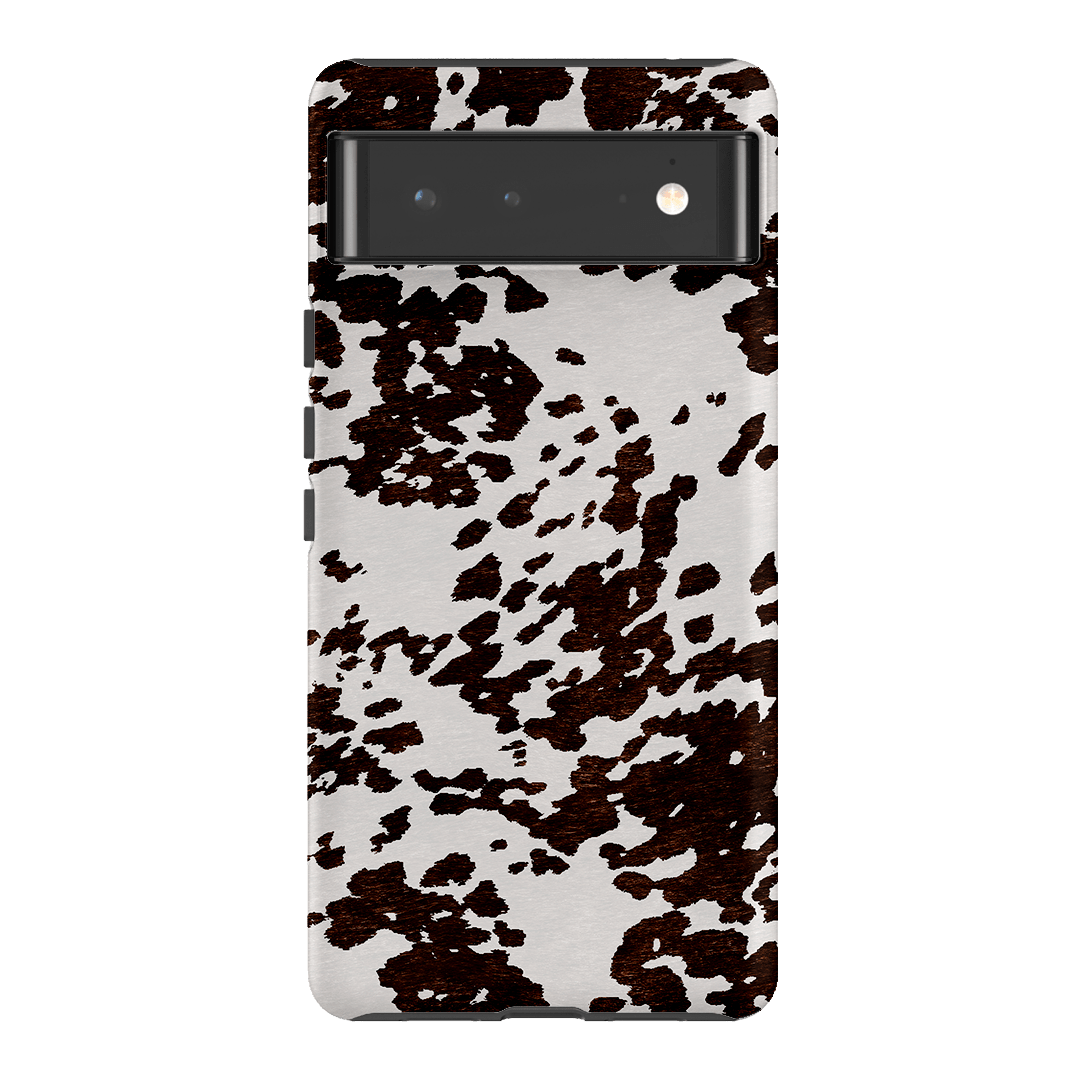 Cowhide Charm Printed Phone Cases Google Pixel 6 / Armoured by The Dairy - The Dairy