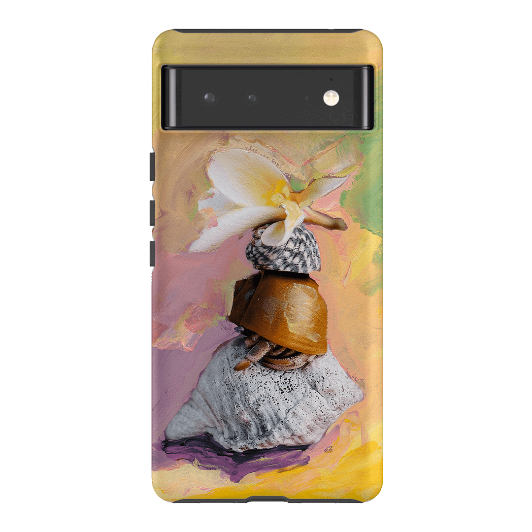 Frangipani Hermie Printed Phone Cases Google Pixel 6 / Armoured by Nicole Nelius - The Dairy