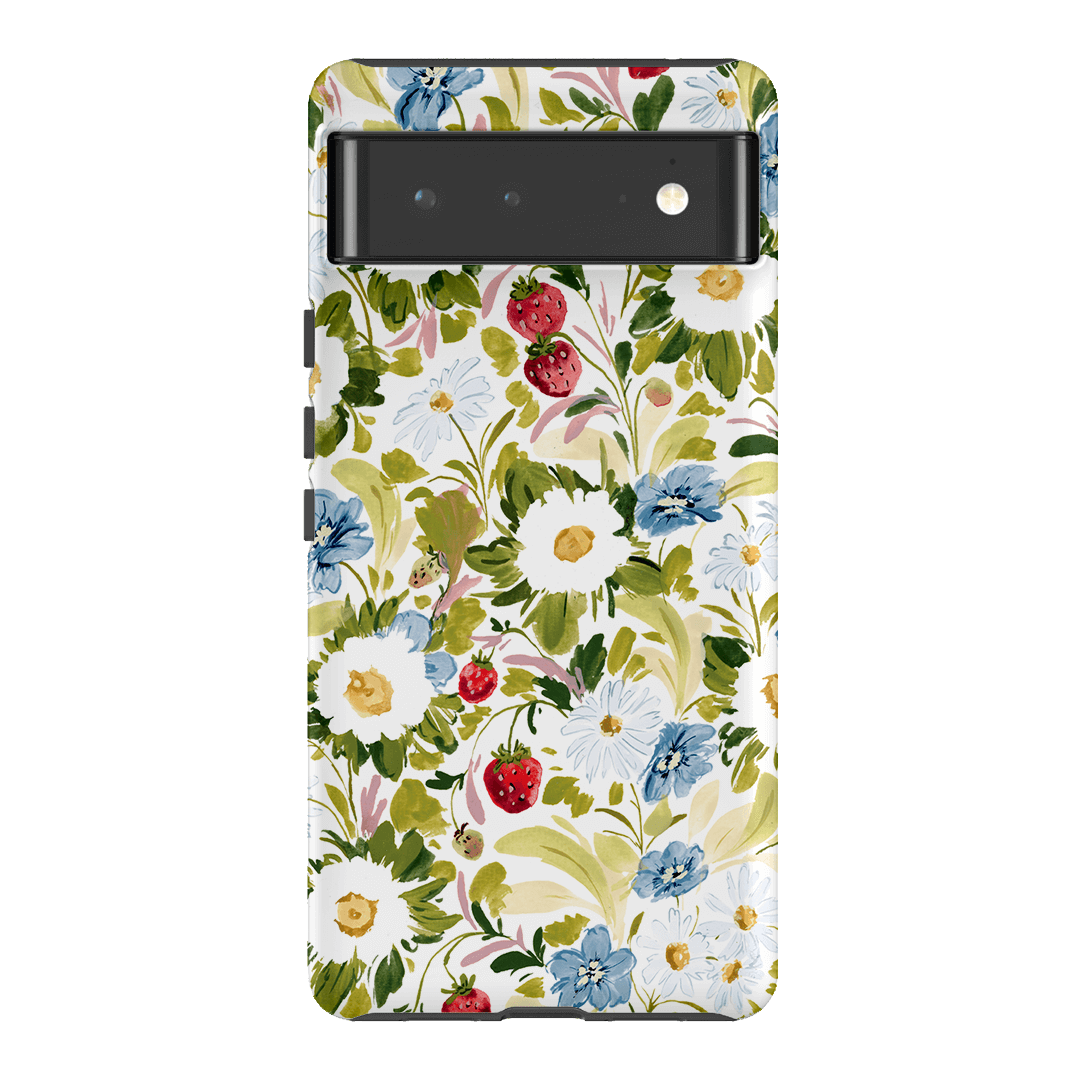 Garden Strawberries Printed Phone Cases Google Pixel 6 / Armoured by Ellie Mae - The Dairy