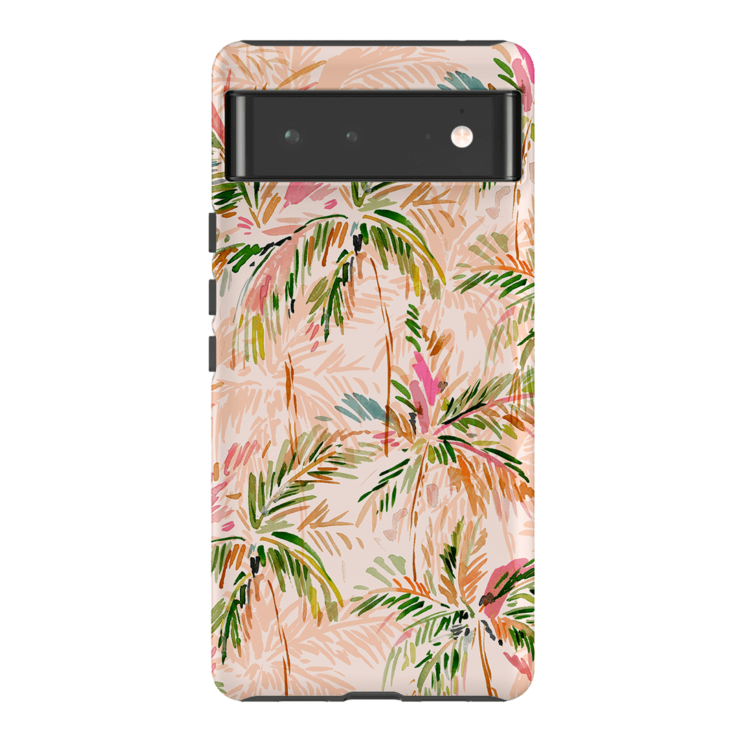 Hawaiian Palms Printed Phone Cases Google Pixel 6 / Armoured by Cass Deller - The Dairy