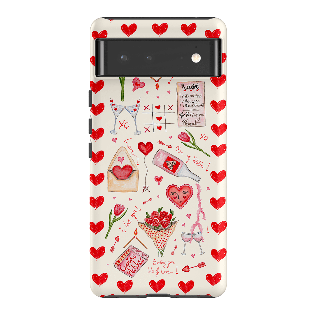 Love Note Printed Phone Cases Google Pixel 6 / Armoured by BG. Studio - The Dairy