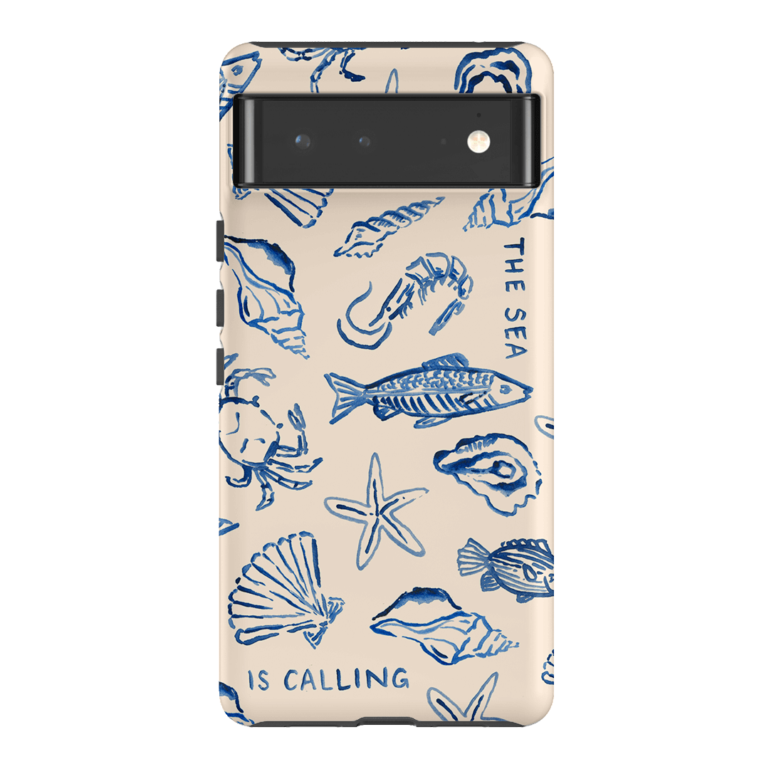 Sea Call Printed Phone Cases Google Pixel 6 / Armoured by Cass Deller - The Dairy