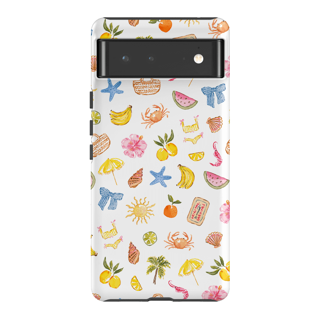 Summer Icons Printed Phone Cases Google Pixel 6 / Armoured by Cass Deller - The Dairy