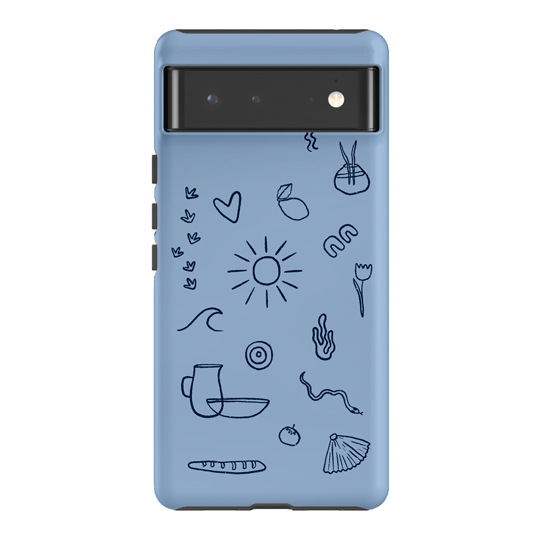 Sun Salt Smoke Printed Phone Cases Google Pixel 6 / Armoured by Nardurna - The Dairy