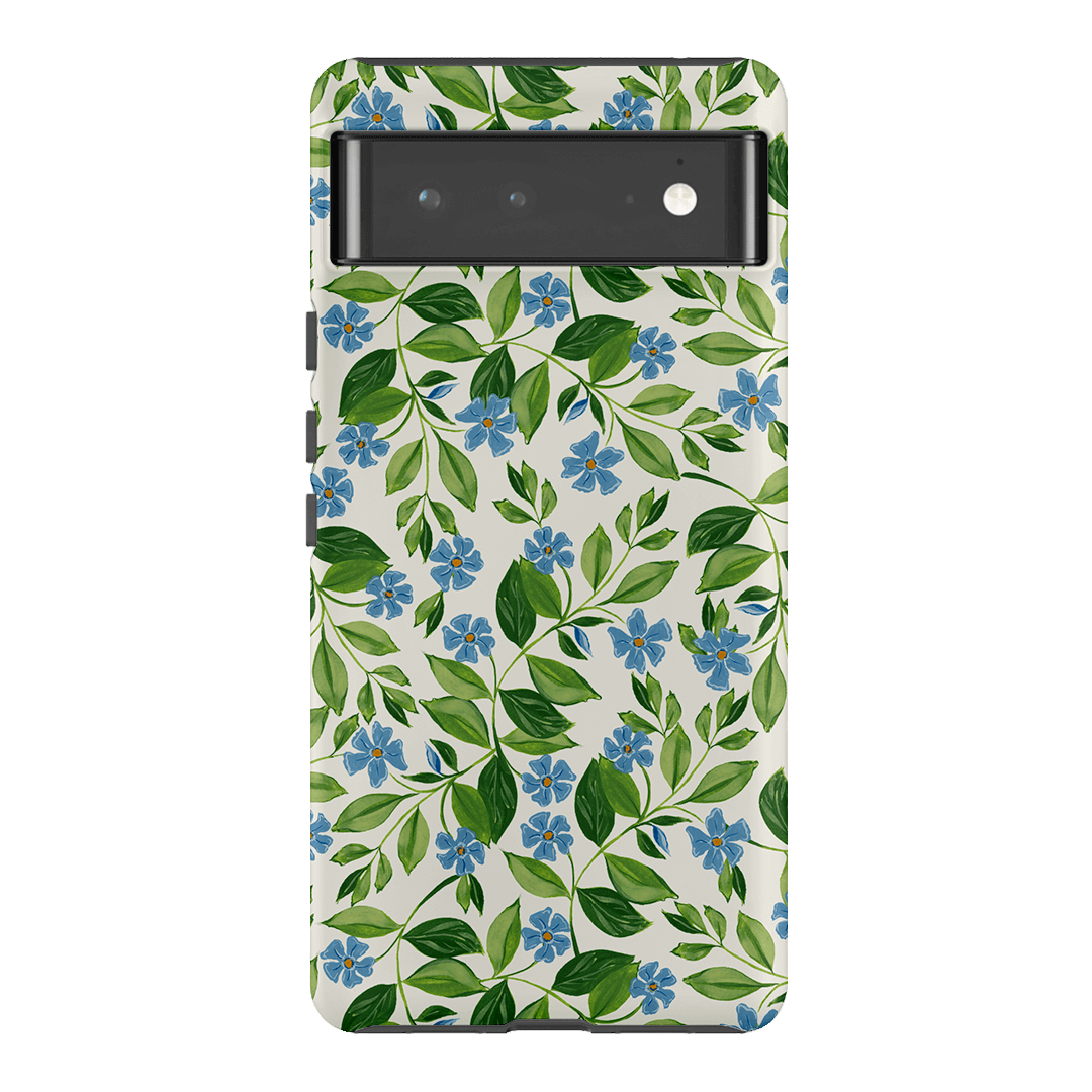 Blue Vines Printed Phone Cases Google Pixel 6 Pro / Armoured by Ellie Mae - The Dairy