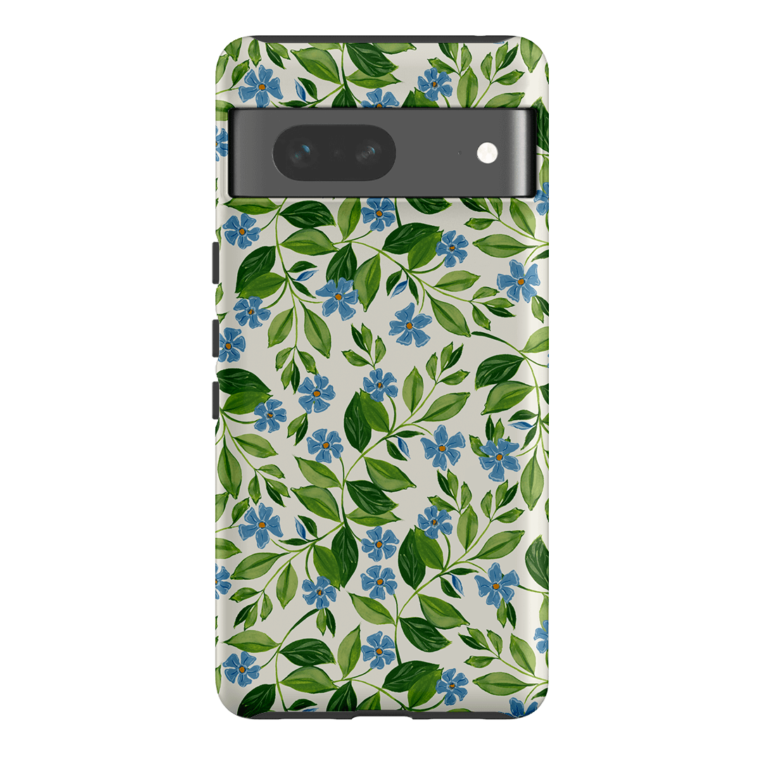 Blue Vines Printed Phone Cases Google Pixel 7 / Armoured by Ellie Mae - The Dairy