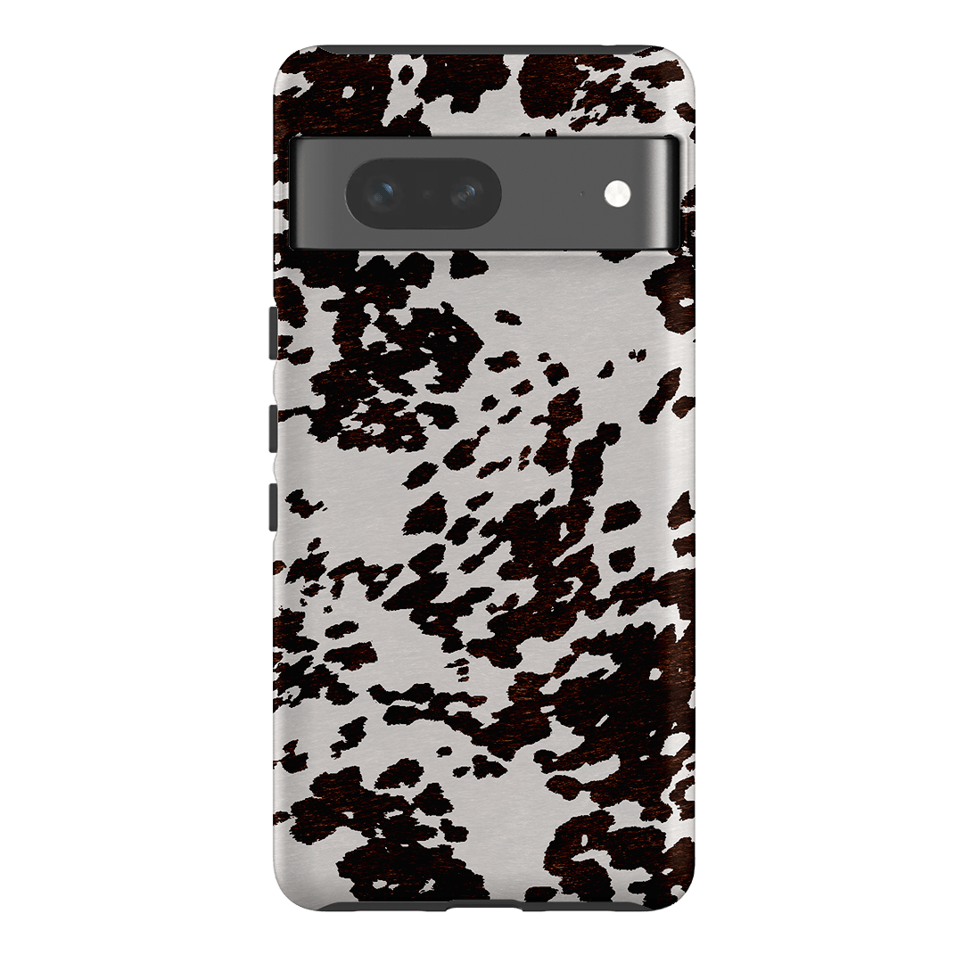 Cowhide Charm Printed Phone Cases Google Pixel 7 / Armoured by The Dairy - The Dairy