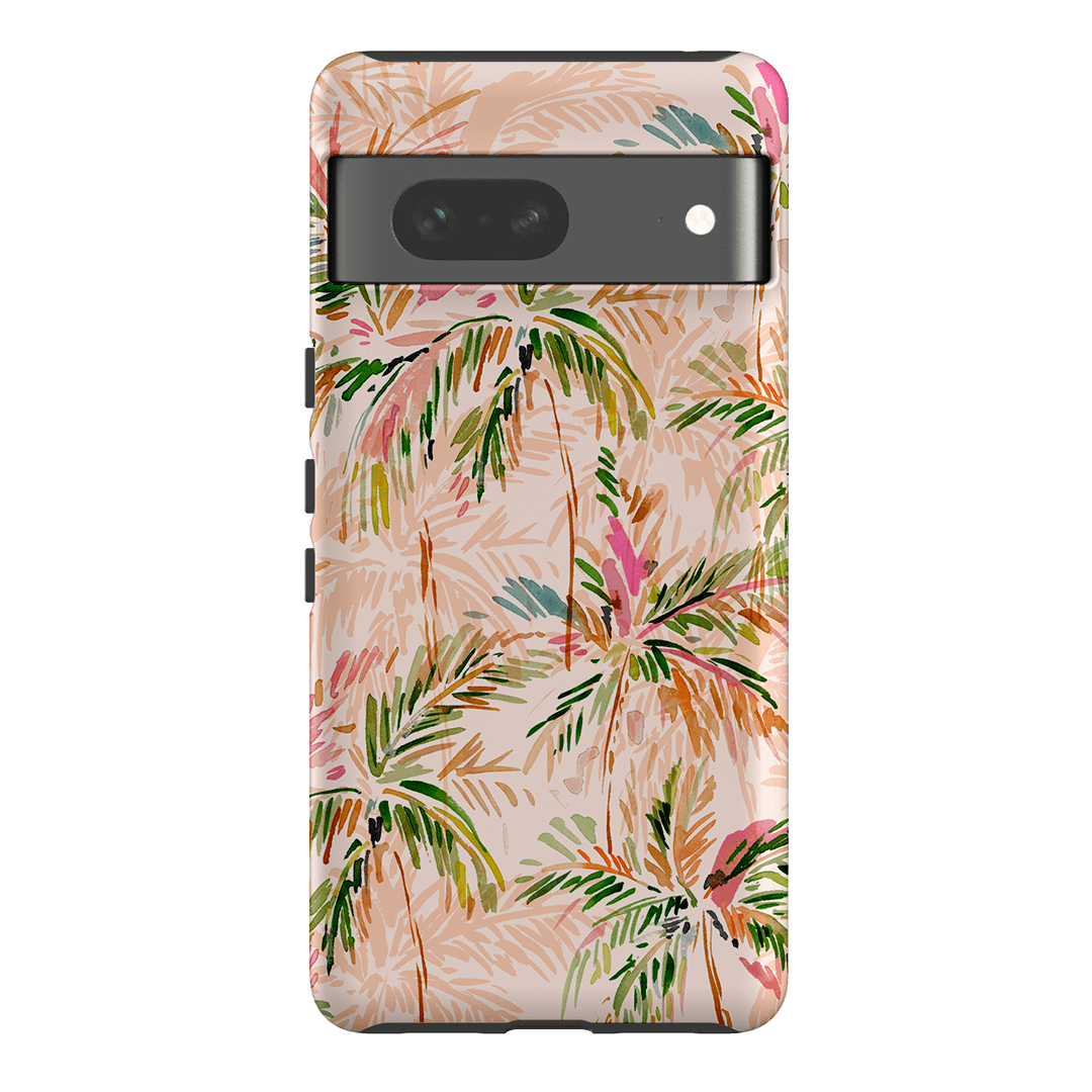 Hawaiian Palms Printed Phone Cases Google Pixel 7 / Armoured by Cass Deller - The Dairy