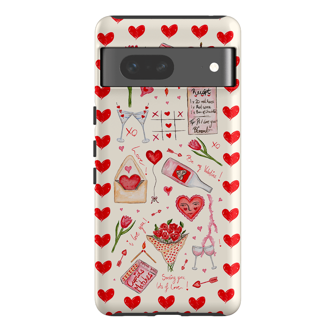 Love Note Printed Phone Cases Google Pixel 7 / Armoured by BG. Studio - The Dairy