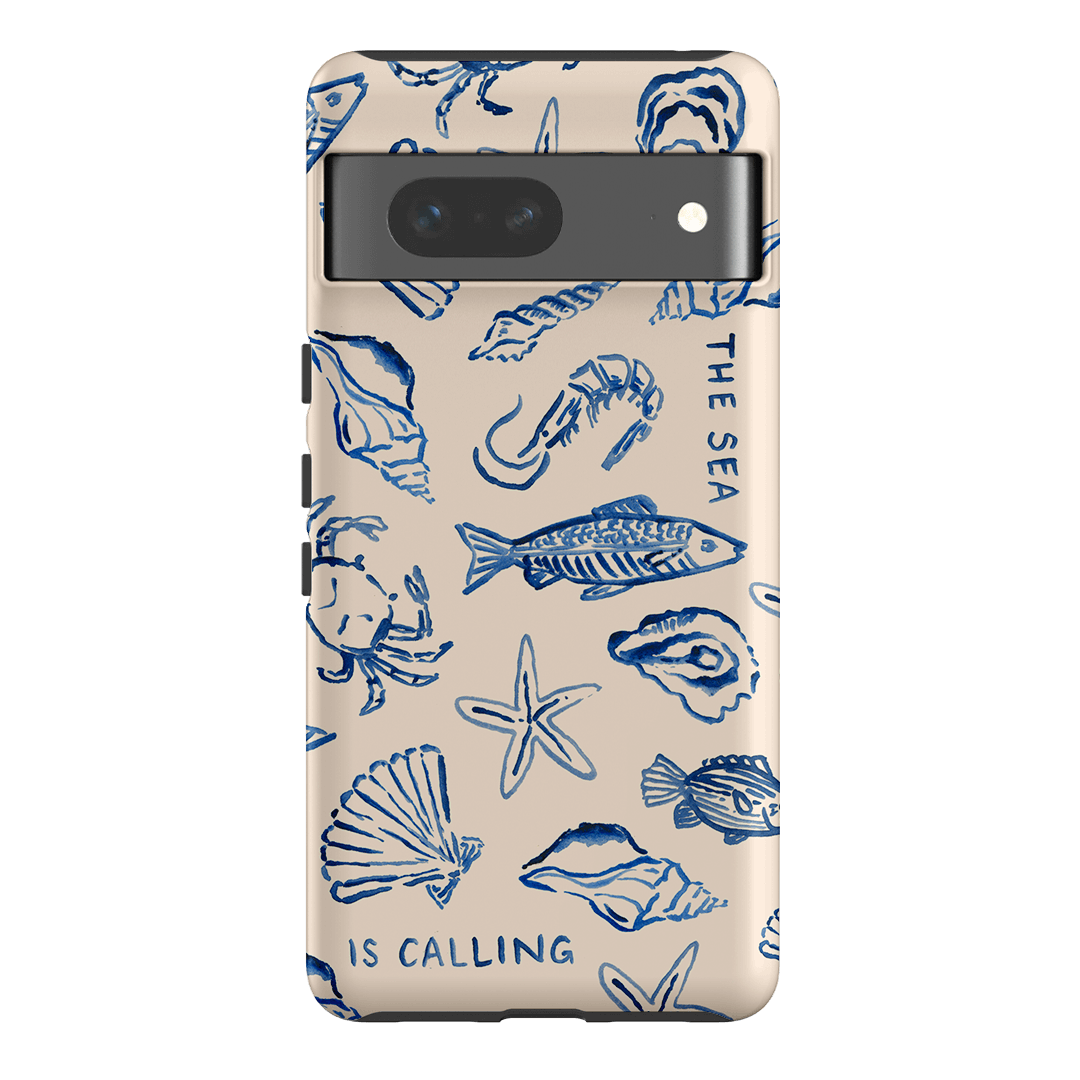 Sea Call Printed Phone Cases Google Pixel 7 / Armoured by Cass Deller - The Dairy