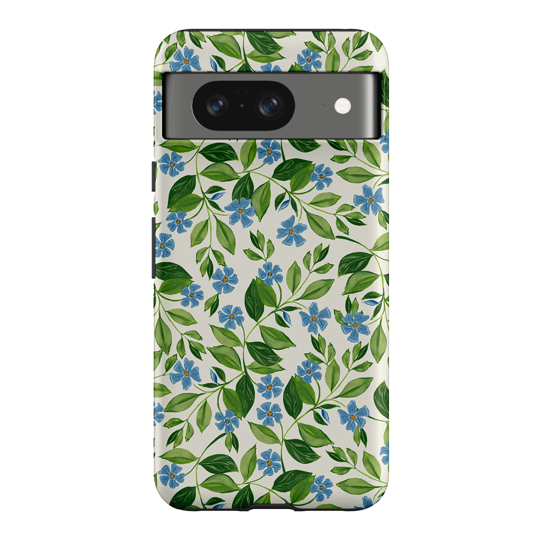 Blue Vines Printed Phone Cases Google Pixel 8 / Armoured by Ellie Mae - The Dairy