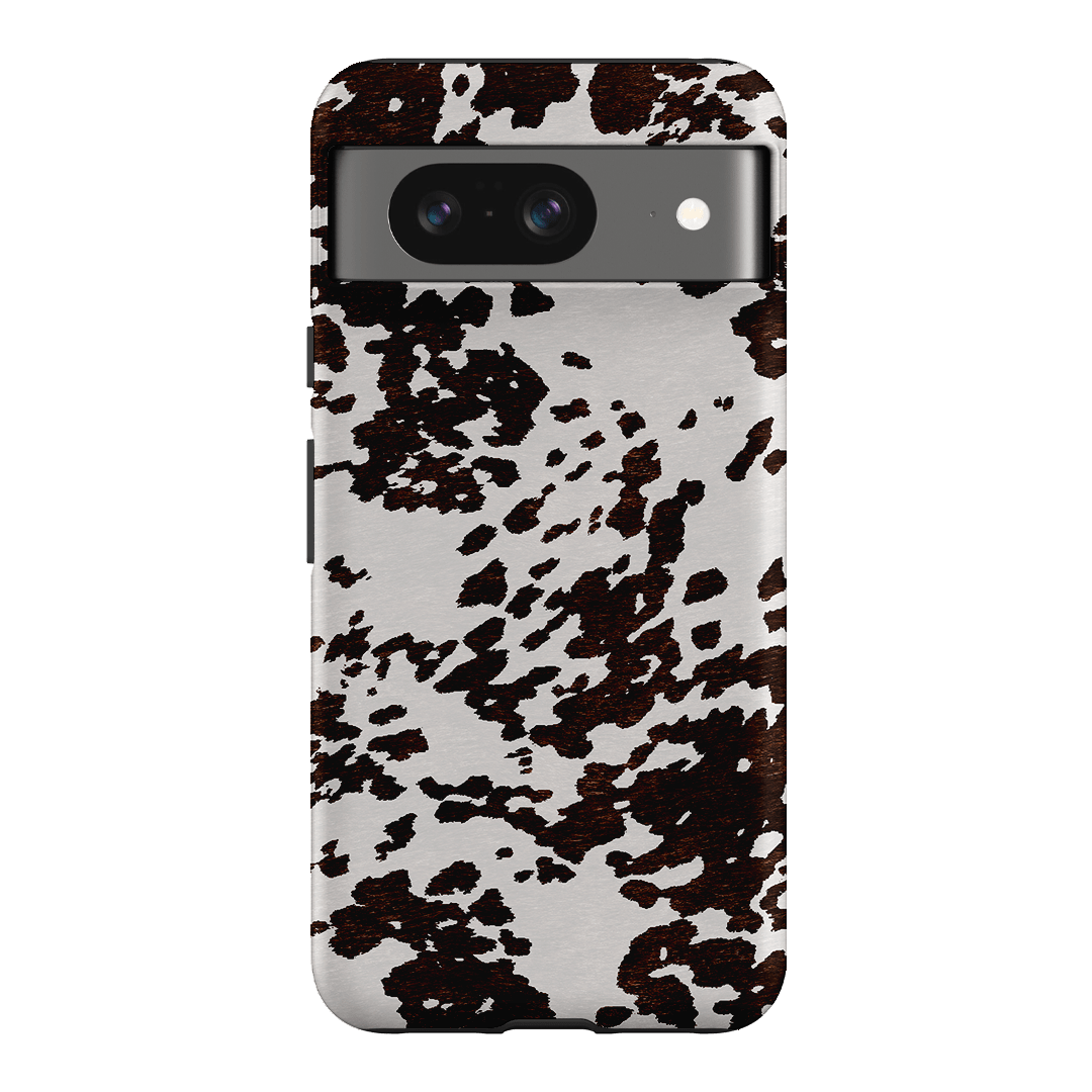 Cowhide Charm Printed Phone Cases Google Pixel 8 / Armoured by The Dairy - The Dairy