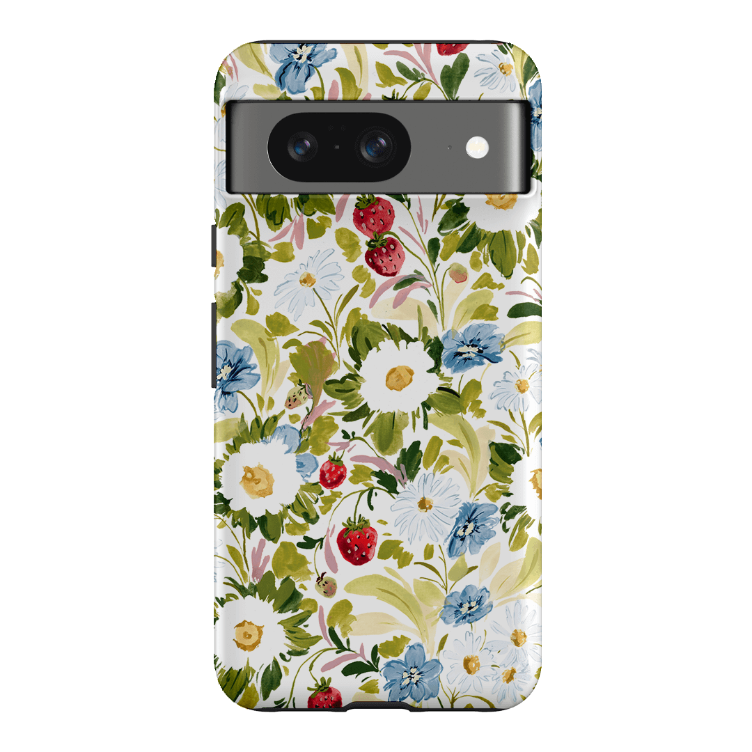 Garden Strawberries Printed Phone Cases Google Pixel 8 / Armoured by Ellie Mae - The Dairy