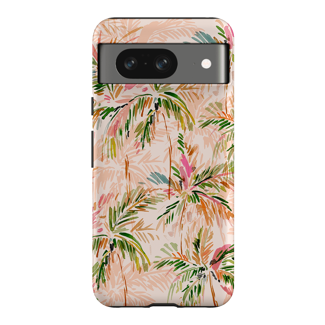 Hawaiian Palms Printed Phone Cases Google Pixel 8 / Armoured by Cass Deller - The Dairy
