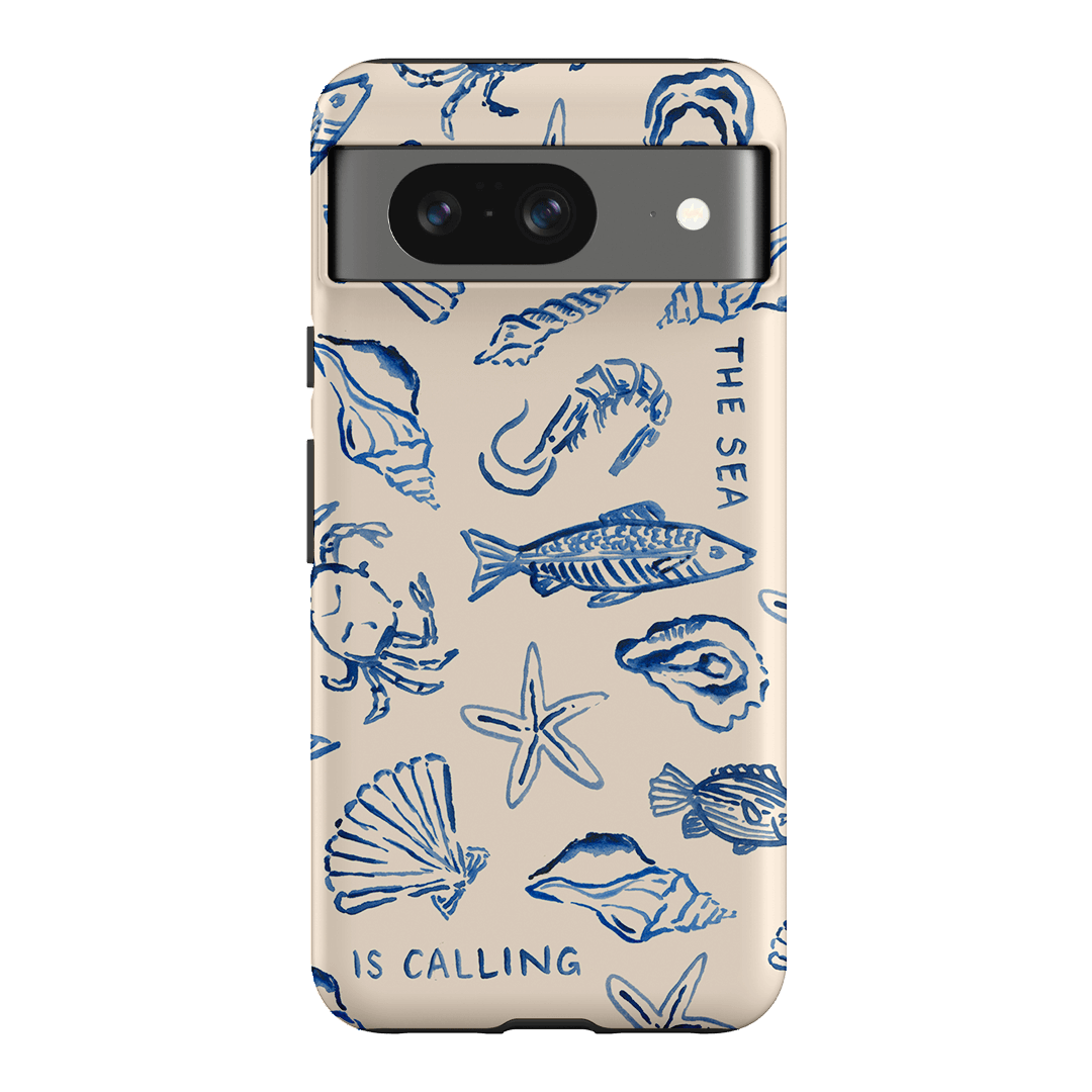 Sea Call Printed Phone Cases Google Pixel 8 / Armoured by Cass Deller - The Dairy