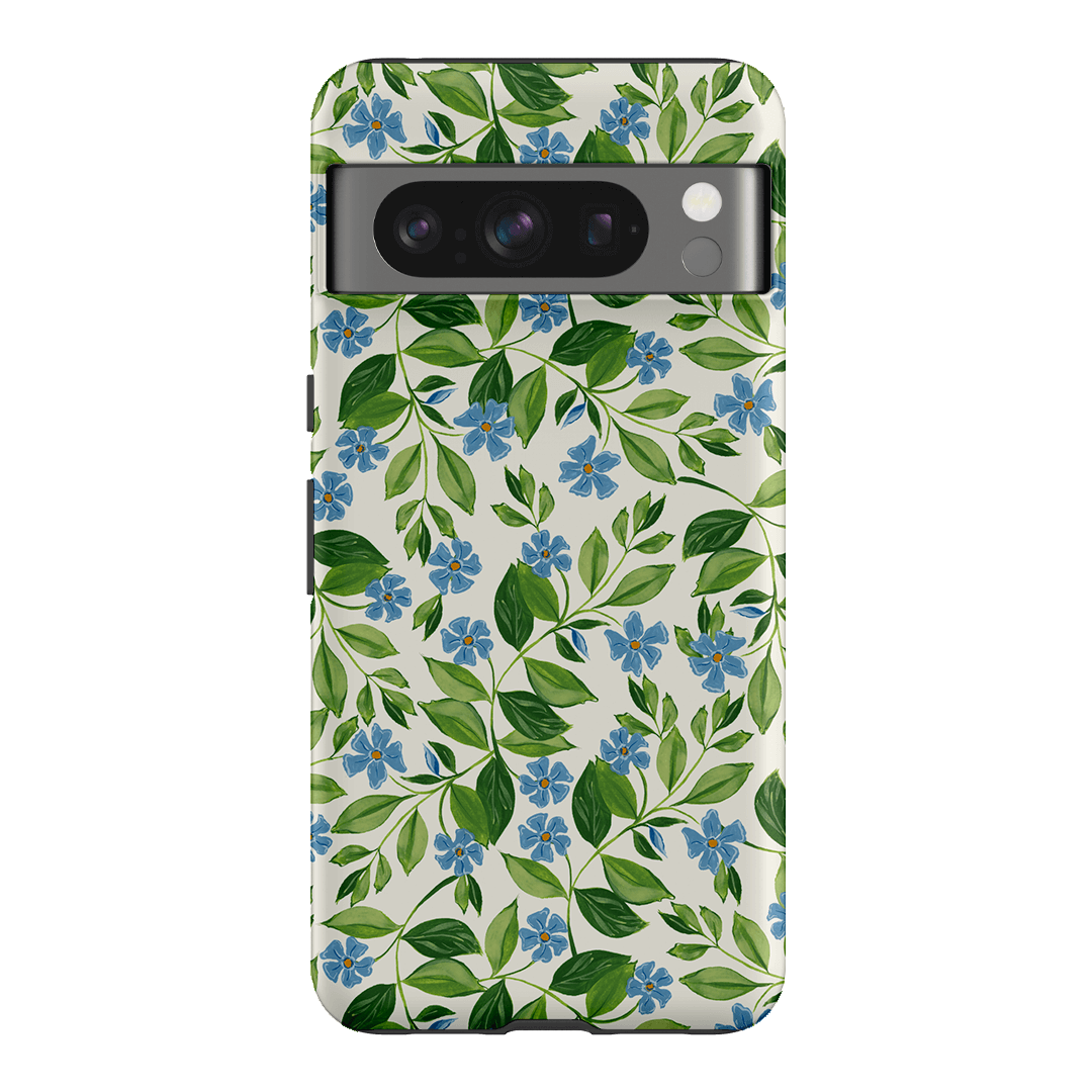 Blue Vines Printed Phone Cases Google Pixel 8 Pro / Armoured by Ellie Mae - The Dairy