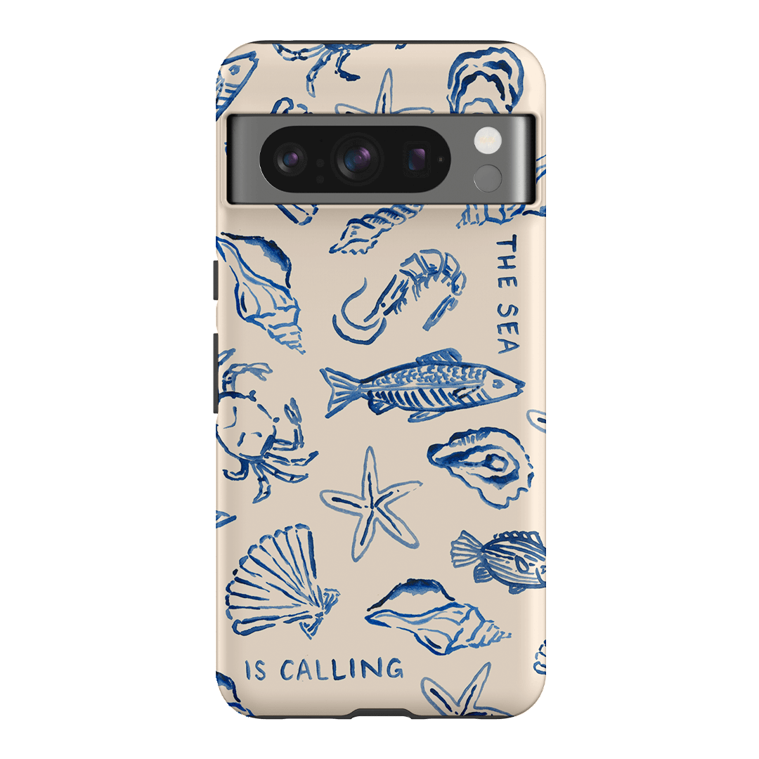 Sea Call Printed Phone Cases Google Pixel 8 Pro / Armoured by Cass Deller - The Dairy