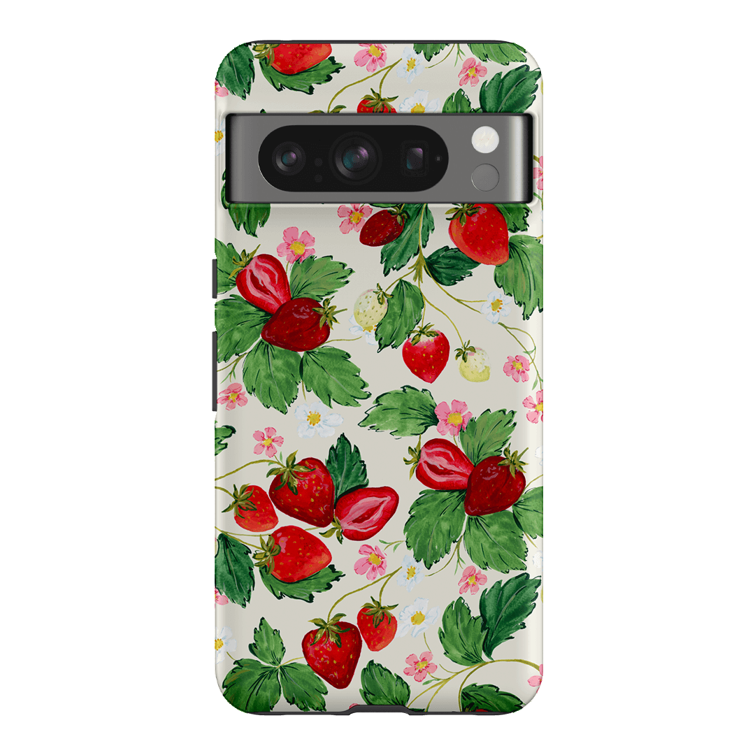 Strawberry Patch Printed Phone Cases Google Pixel 8 Pro / Armoured by Ellie Mae - The Dairy