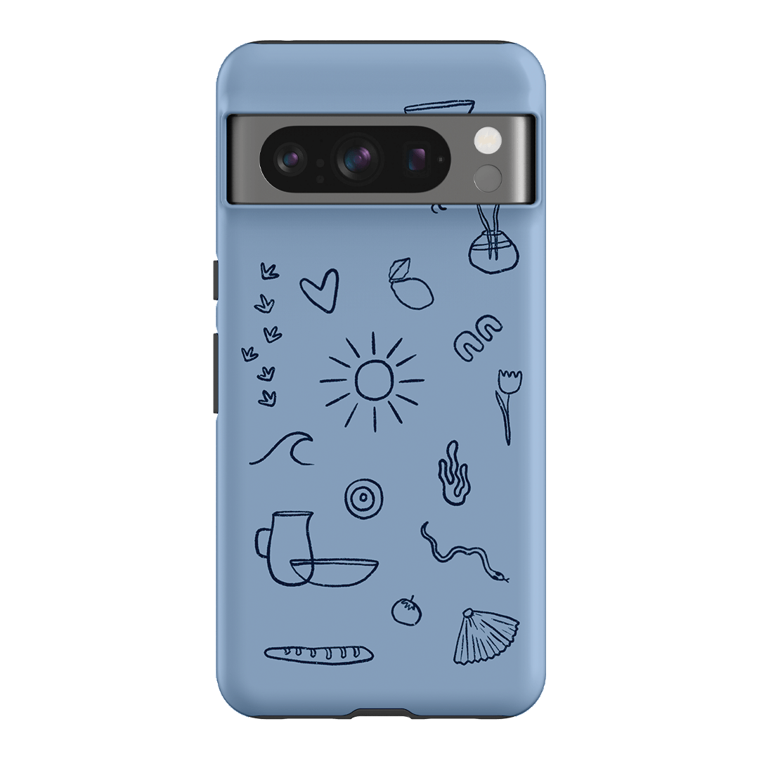 Sun Salt Smoke Printed Phone Cases Google Pixel 8 Pro / Armoured by Nardurna - The Dairy