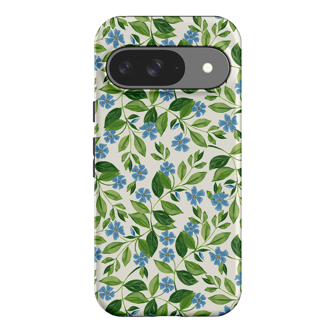 Blue Vines Printed Phone Cases Google Pixel 9 / Armoured by Ellie Mae - The Dairy