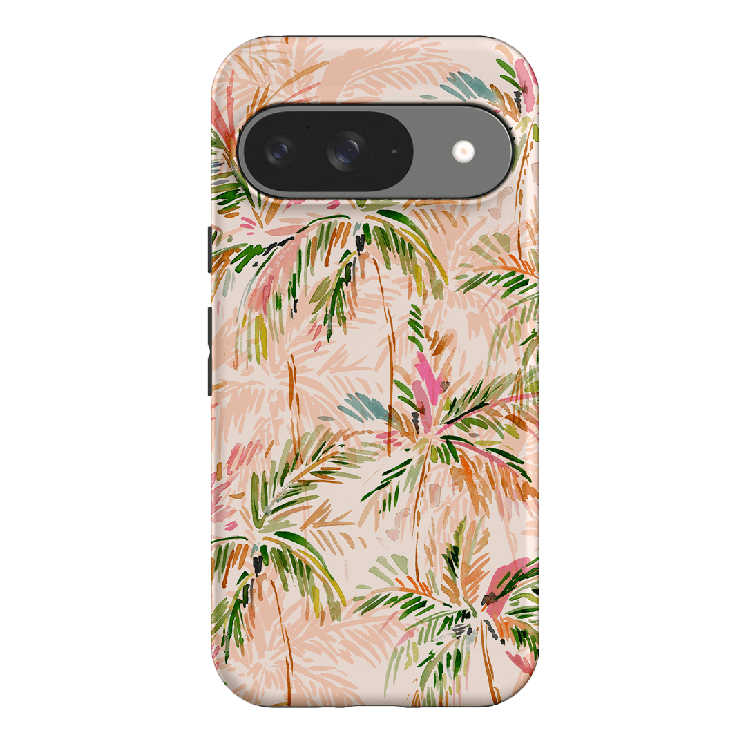 Hawaiian Palms Printed Phone Cases Google Pixel 9 / Armoured by Cass Deller - The Dairy