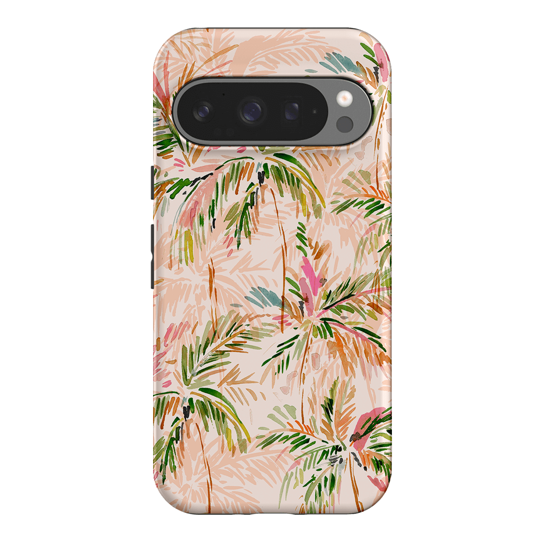 Hawaiian Palms Printed Phone Cases Google Pixel 9 Pro / Armoured by Cass Deller - The Dairy