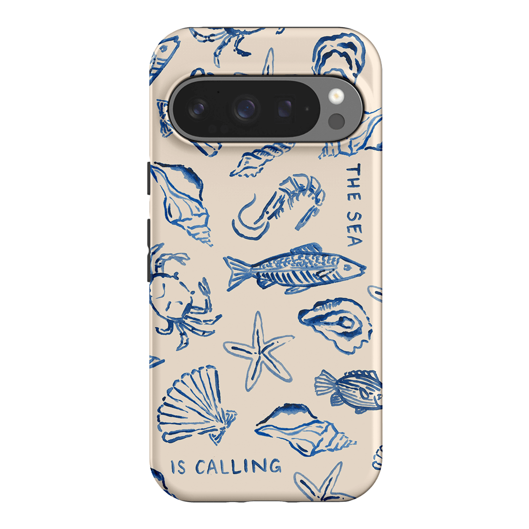 Sea Call Printed Phone Cases Google Pixel 9 Pro / Armoured by Cass Deller - The Dairy