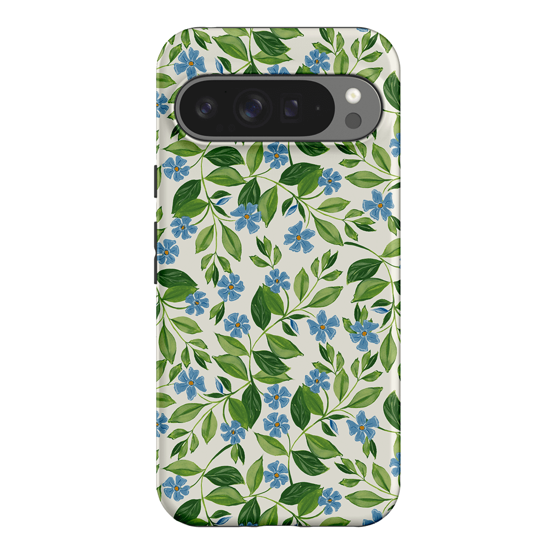 Blue Vines Printed Phone Cases Google Pixel 9 Pro XL / Armoured by Ellie Mae - The Dairy