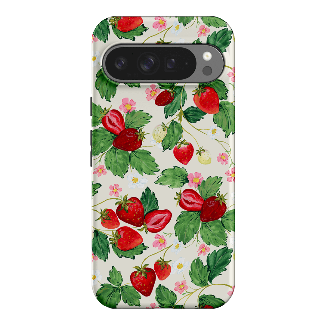 Strawberry Patch Printed Phone Cases Google Pixel 9 Pro XL / Armoured by Ellie Mae - The Dairy