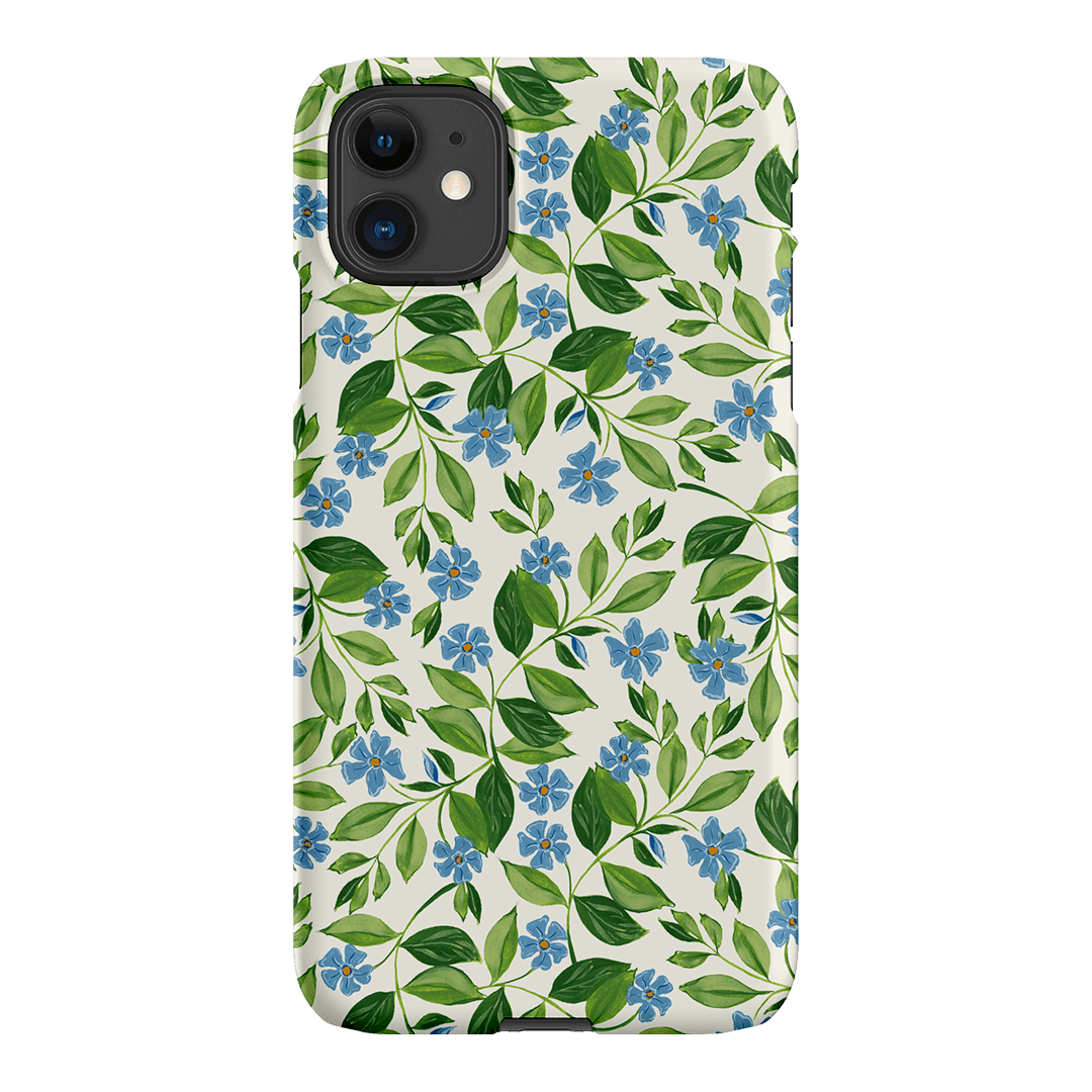 Blue Vines Printed Phone Cases iPhone 11 / Snap by Ellie Mae - The Dairy
