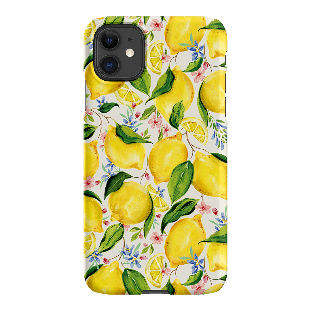 Citrus Lemon Printed Phone Cases iPhone 11 / Snap by Ellie Mae - The Dairy