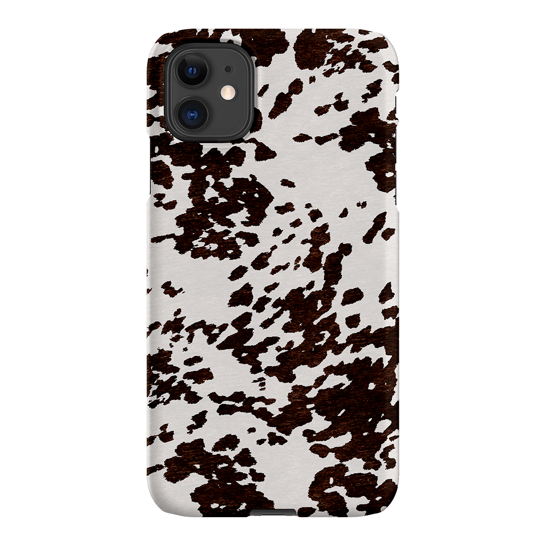 Cowhide Charm Printed Phone Cases iPhone 11 / Snap by The Dairy - The Dairy